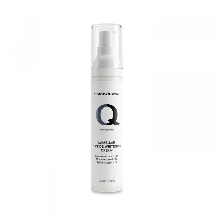 SIBIRBOTANIQ ПЕПТИДНЫЙ ОТБЕЛИВАЮЩИЙ КРЕМ ДЛЯ ЛИЦА И ТЕЛА, 50 ml