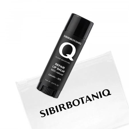 SIBIRBOTANIQ МУЖСКОЙ БАЛЬЗАМ ДЛЯ ГУБ С ЛАНОЛИНОМ ЗАЖИВЛЯЮЩИЙ, 5ml