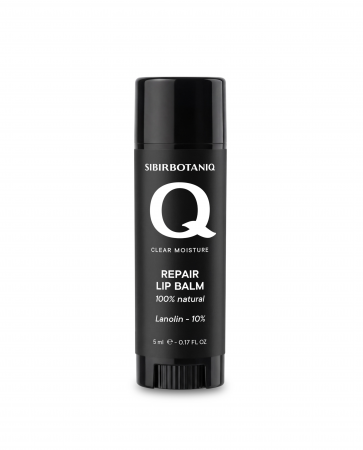 SIBIRBOTANIQ МУЖСКОЙ БАЛЬЗАМ ДЛЯ ГУБ С ЛАНОЛИНОМ ЗАЖИВЛЯЮЩИЙ, 5ml
