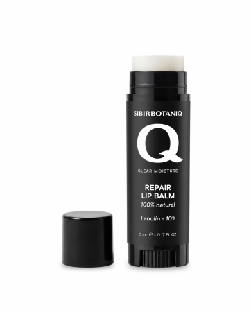 SIBIRBOTANIQ МУЖСКОЙ БАЛЬЗАМ ДЛЯ ГУБ С ЛАНОЛИНОМ ЗАЖИВЛЯЮЩИЙ, 5ml